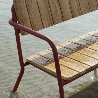 Ławka ogrodowa SACKit Kirra Patio Chestnut - 6