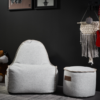 SACKit Cobana Pouf Junior white - 4