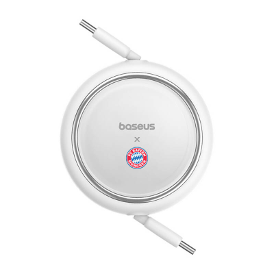 Kabel BASEUS Free2Pull USB-C-USB-C 100W (biały)