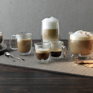 Zestaw dwóch filiżanek do espresso z uchwytem Zwilling Sorrento - 80 ml - 2