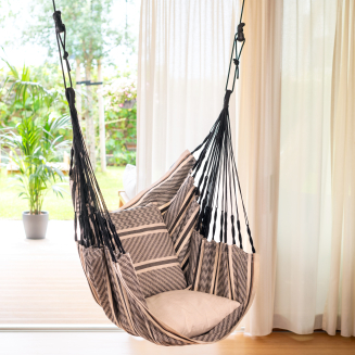  La Siesta Cumbia Organic Zebra hanging seat - 6