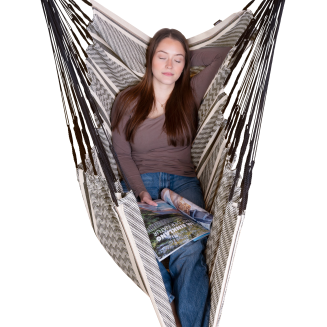 Siedzenie wiszące La Siesta Cumbia Organic Zebra Comfort - 2