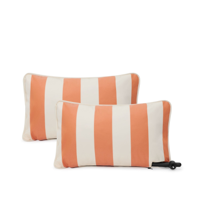 Podłokietnik Fatboy Armrest Paletti Stripe Orange Creme 2 szt.