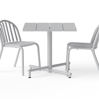 Stolik ogrodowy Fatboy Fred's Square Bistro Table Light Grey - 8