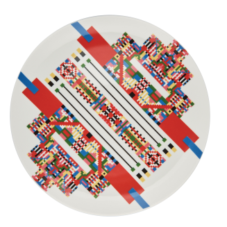 Talerz deserowy Alessi Holyhedrics - 2