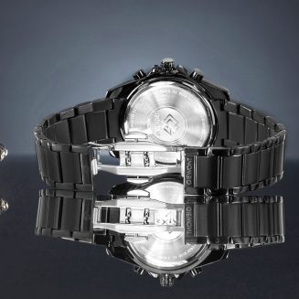 Zegarek Męski Giewont Chronograph Sapphire Czarny GW3970-B4 - 6