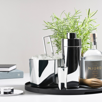  Zone Denmark Rocks Ice Bucket with Tongs - 4