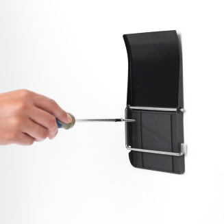 Brabantia ReNew Matt Black toilet paper holder - 4