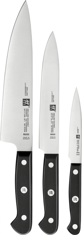  Set of 3 Zwilling Gourmet knives