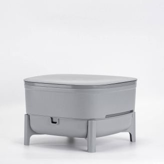 Kompostownik dla dżdżownic Urbalive szary - 3