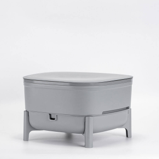 Kompostownik dla dżdżownic Urbalive szary - 3