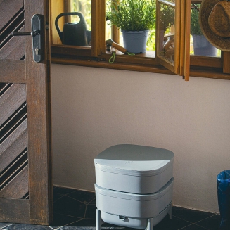 Kompostownik dla dżdżownic Urbalive szary - 7