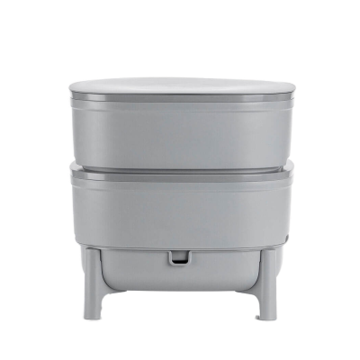 Kompostownik dla dżdżownic Plastia szary