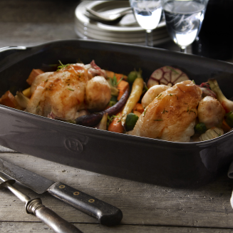 Naczynie żaroodporne Emile Henry Ultime 42x28 cm czarne - 4