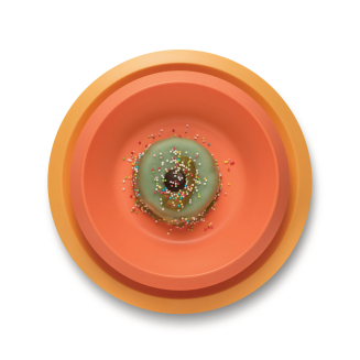 Alessi Giro Kids table set, orange - 5