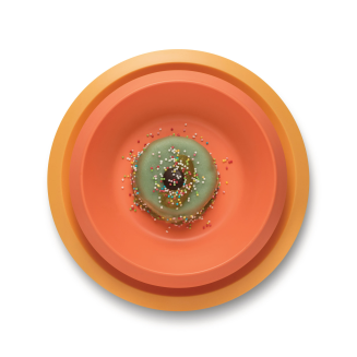 Alessi Giro Kids table set, orange - 5