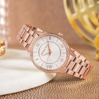 Zegarek Damski Michael Kors Lauryn + biżuteria MK4850SET + BOX - 6