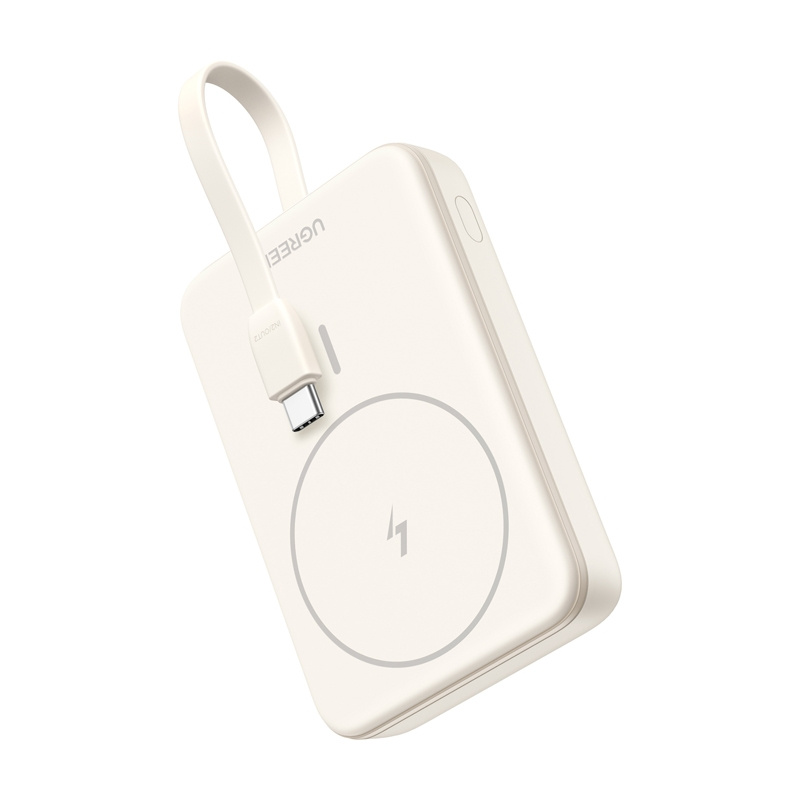 Powerbank UGREEN PB760 10000mAh 20W magnetyczny (beżowy)