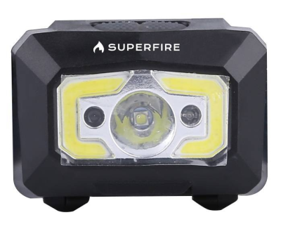  SUPERFIRE X30 headlamp, 340lm luminous flux, USB