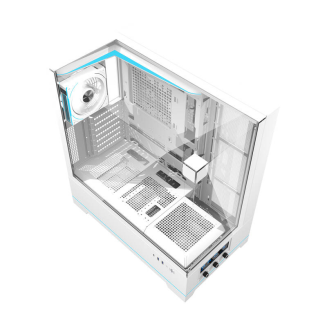 Obudowa komputerowa Darkflash DY450 PRO (biała) + 1 wentylator - 7