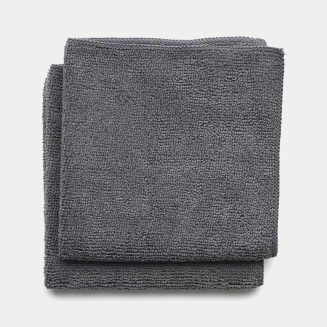 Ściereczki z mikrofibry 2 sztuki Brabantia Dark Grey 30x30 cm - 2