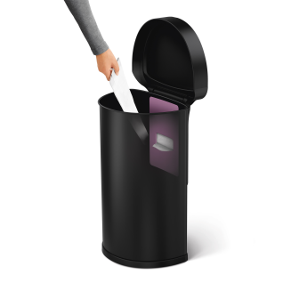 Kosz bezdotykowy Simplehuman Sensor 45l czarny - 2
