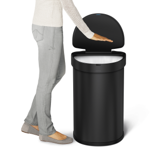 Kosz bezdotykowy Simplehuman Sensor 45l czarny - 4