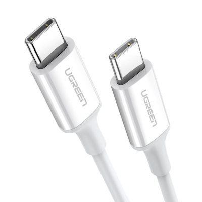 Kabel UGREEN US264 USB-C-USB-C 0.5m (biały)