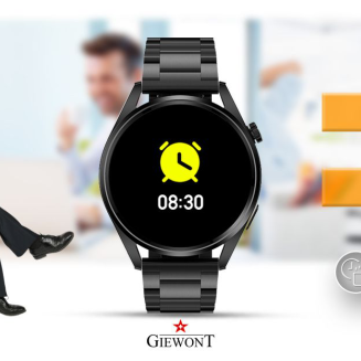 Smartwatch GIEWONT Vertex SmartCall GW450-1 Carbon/Carbon Silikon - 10