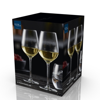 Kieliszki do białego wina Lyngby Glas Juvel 4 szt. - 6