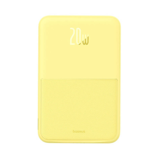 Powerbank magnetyczny Baseus MagPro Magnetic 5000mAh 20W, magsafe (żółty) - 3