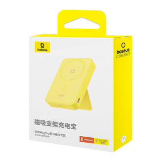 Powerbank magnetyczny Baseus MagPro Magnetic 5000mAh 20W, magsafe (żółty) - 7