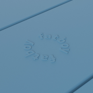 Fatboy Fred's Round Bistro Table Wave Blue - 6