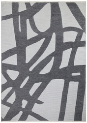 Dwustronny dywan Boucle Grey Abstract