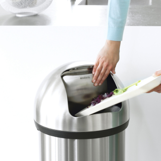  Brabantia Push Bin 60L, brushed steel - 4
