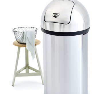 Kosz Brabantia Push Bin 60L stal matowa - 3