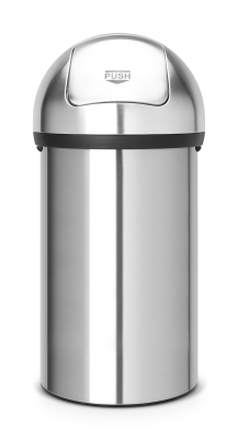  Brabantia Push Bin 60L, brushed steel