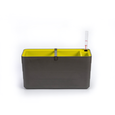 Donica samo-nawadniająca Urbalive Berberis szaro-brązowy 40x20 cm