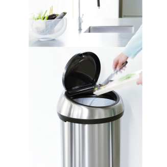 Kosz Brabantia Touch Bin 60l biały - 8