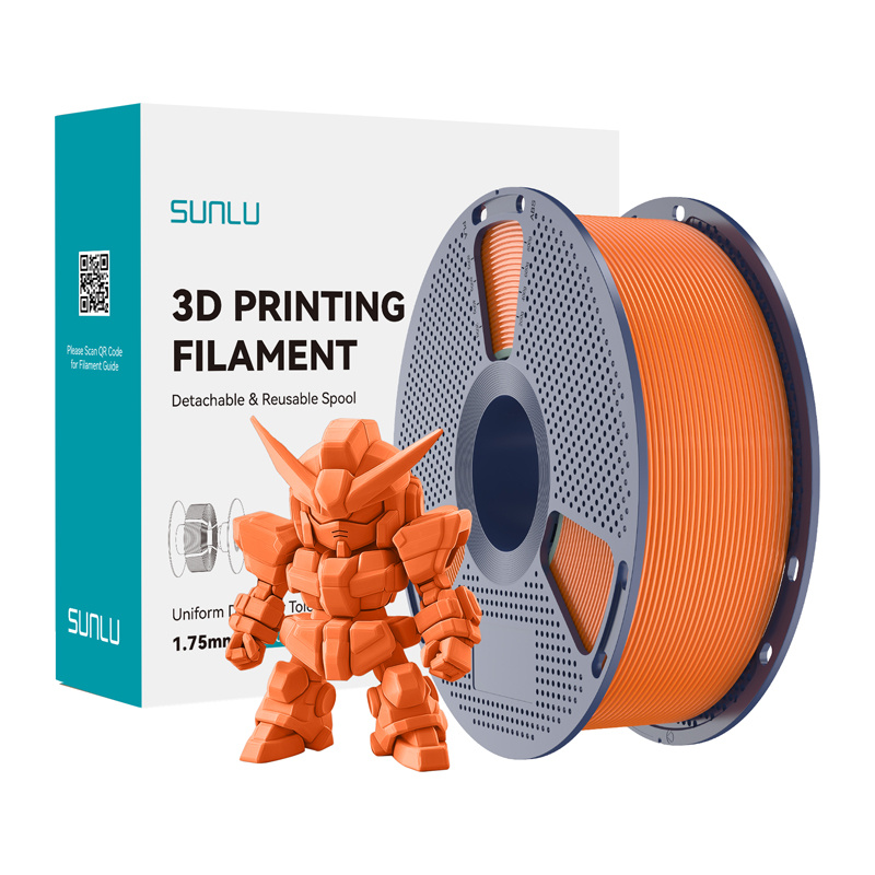 Filament SUNLU PLA+ 2.0 1.75mm 1kg (słoneczny pomarańczowy)