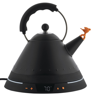 Czajnik  elektryczny z regulacją temperatury Alessi MG32 czarny