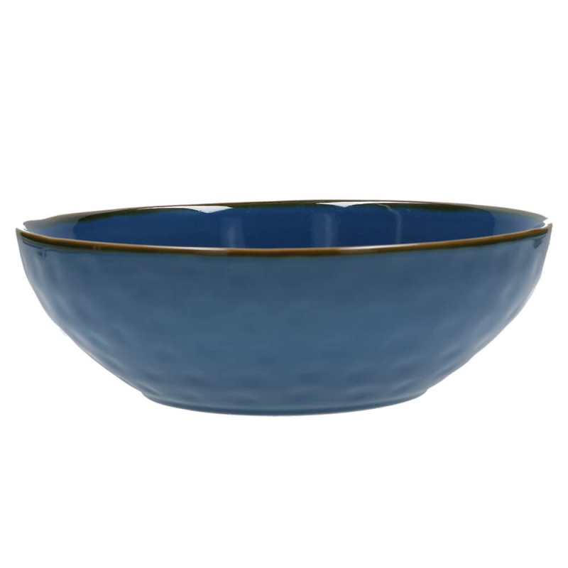  Rose&Tulipani | Set of 2 Concerto Blu Avio salad bowls - Navy blue, 26 cm