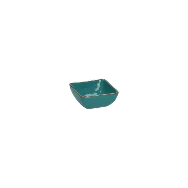  Rose&Tulipani | Set of 6 square Concerto Ottanio bowls - Blue-green, 8 cm