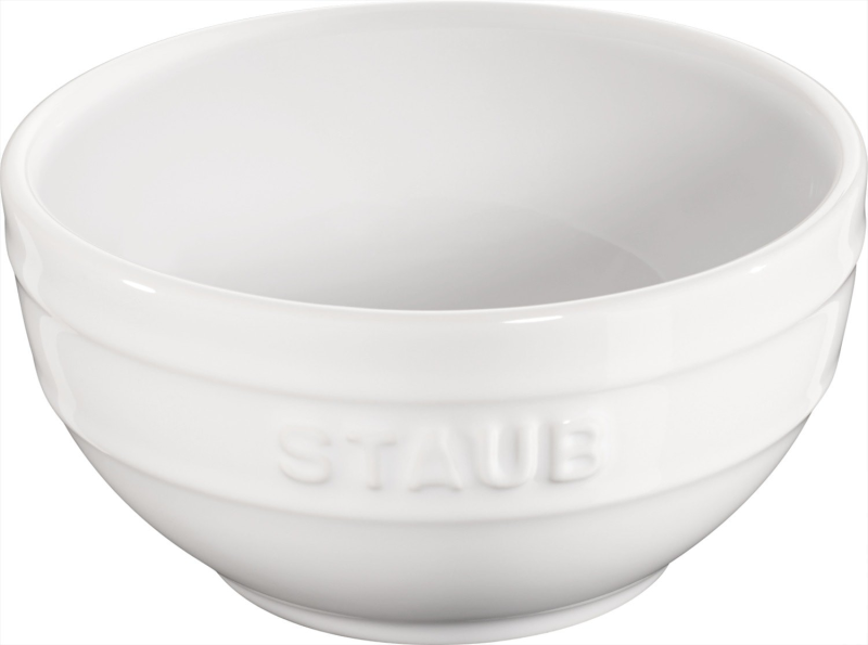 Miska okrągła Staub - 12 cm, Biały