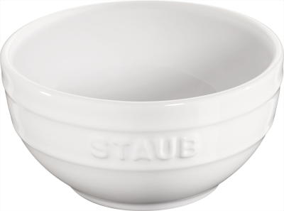 Miska okrągła Staub - 12 cm, Biały