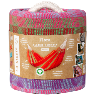 Hamak La Siesta Flora Organic Flowers Kingsize - 5