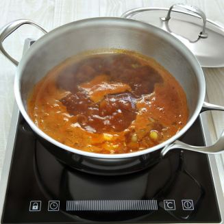 Patelnia głęboka z 2 uchwytami Demeyere Atlantis 7 28 cm - 4