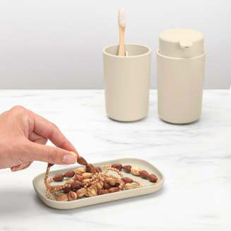 Zestaw 3 akcesoriów łazienkowych Brabantia ReNew Soft Beige - 5