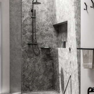 Ściągaczka łazienkowa Zone Denmark Rim Black 30 cm - 4