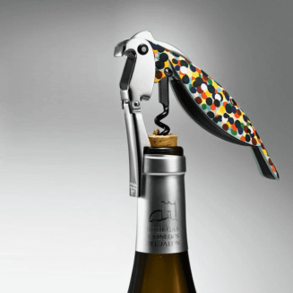 Korkociąg barmański Alessi Parrot czarny - 2